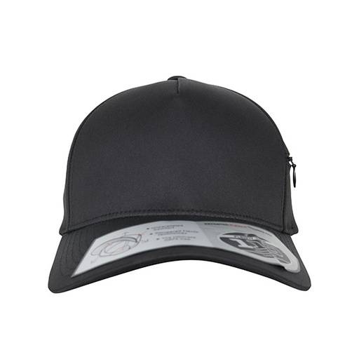 Czapka z daszkiem z bocznym zamkiem FX110ZP - Black