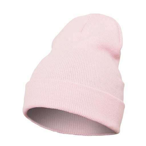 Czapka Dluga Dzianinowa Akrylowa FX1501KC - Baby Pink