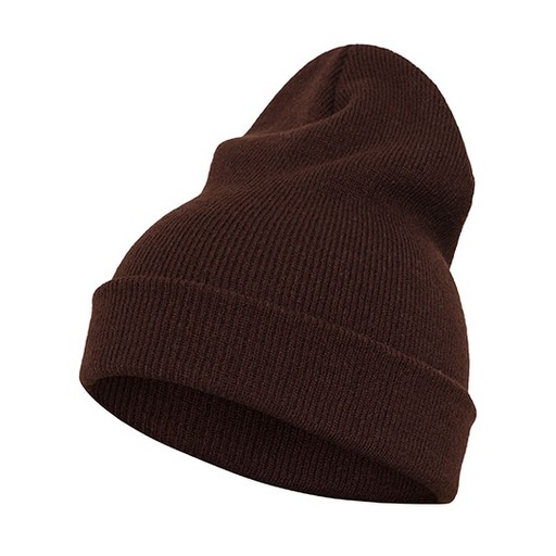 Gruba dzianinowa czapka długa FX1501KC - Brown