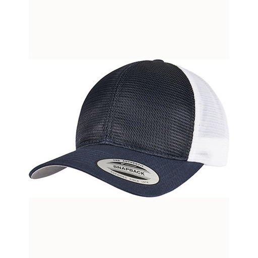 Czapka Flexfit Omnimesh FX360T - Navy & White