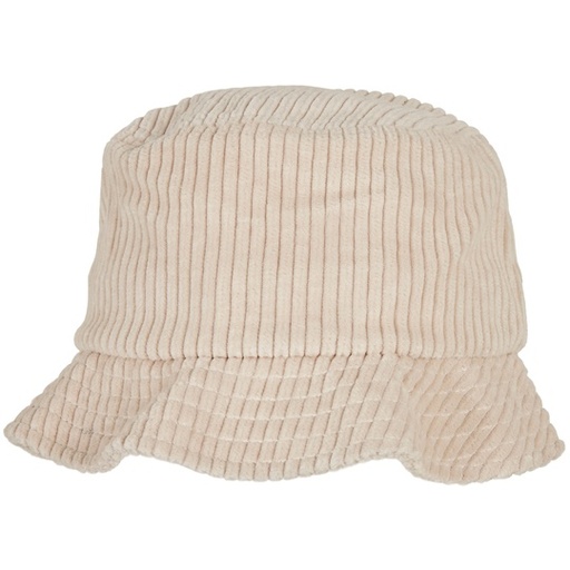 Kapelusz z szerokim rondem sztruksowy FX5003BC - Off White