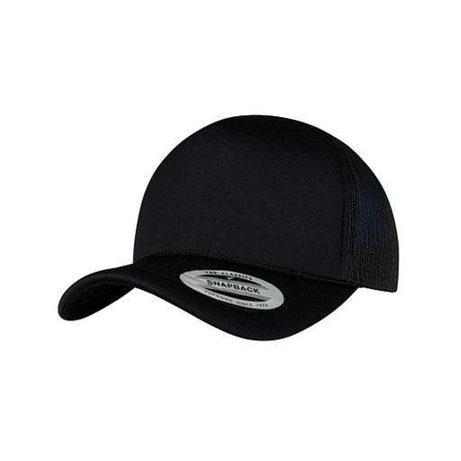 [FX6005FC-1000291344] Czapka Trucker Pianka Siateczka FX6005FC - Black & Black & Black
