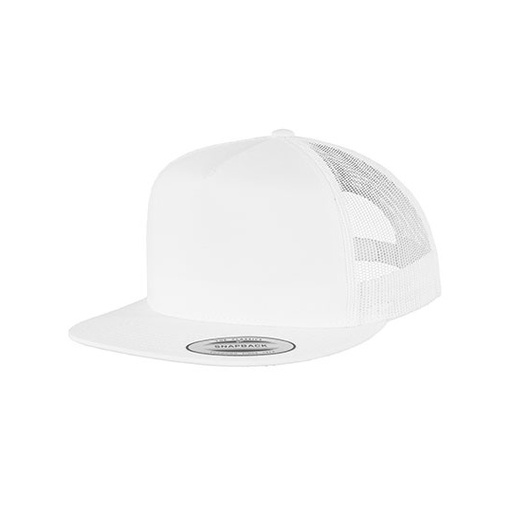 Czapka Trucker Bawelniana z Siateczka FX6006 - White
