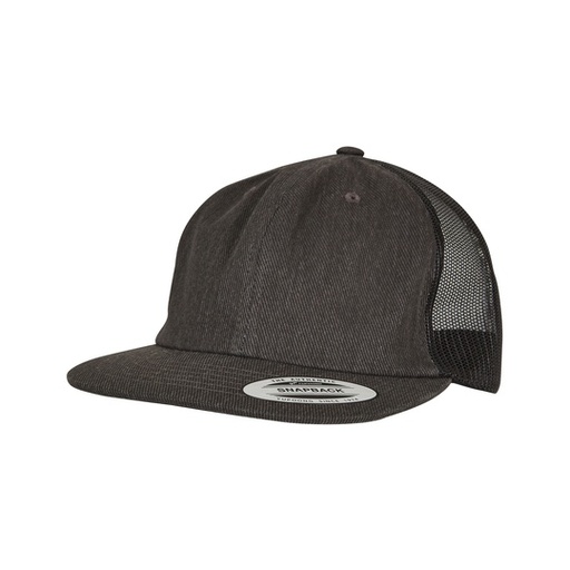 Czapka truckerka dżinsowa FX6006DT - Black Raw
