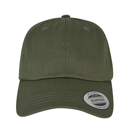 Czapka bawełniana regulowana FX6245CM - Burnt Olive