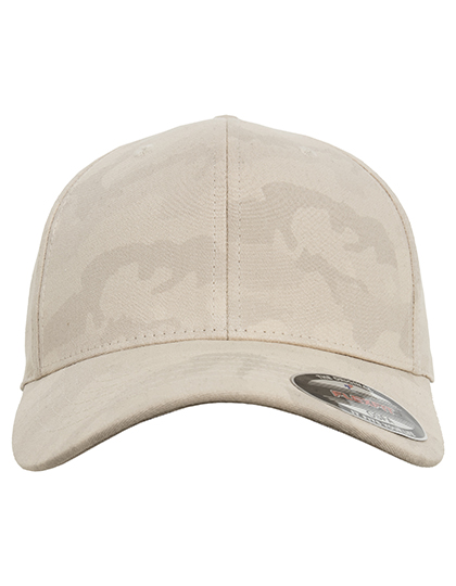 Czapka Flexfit w jasnym kamuflażu  - Beige Camo