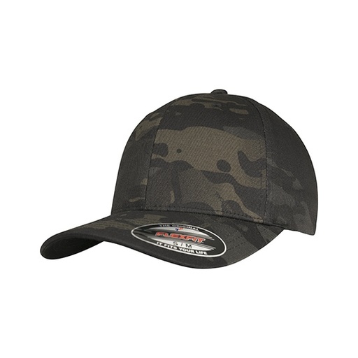 Czapka z daszkiem Flexfit MultiCamo FX6277MC - Black Multicam