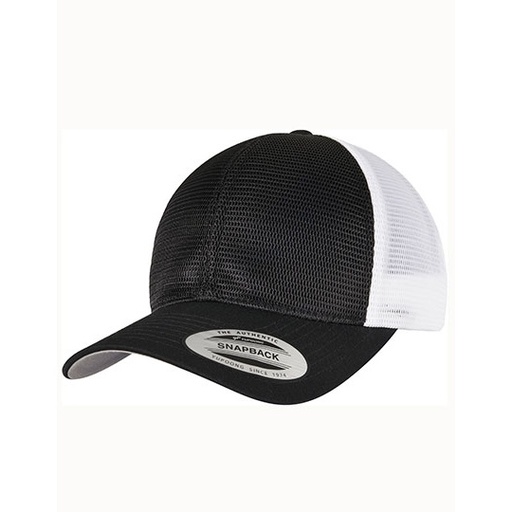 Czapka Dwukolorowa Siateczkowa Oddychajaca FX6360T - Black & White