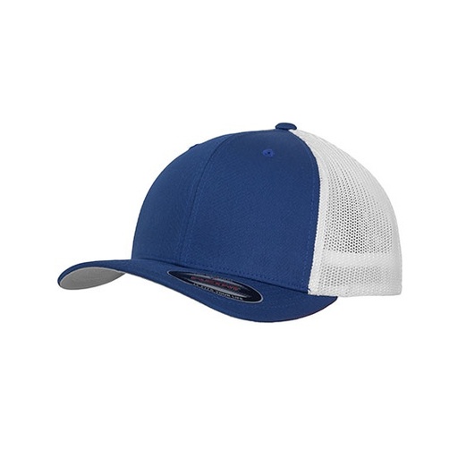 Czapka Trucker Dwukolorowa Siateczka FX6511T - Royal & White
