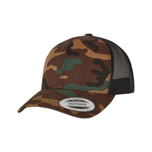 [FX6606CA-1000353634] Czapka Trucker Moro Snapback FX6606CA - Camo & Black