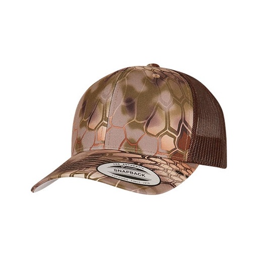 Czapka trucker z siatka i zakrzywionym daszkiem FX6606KR - Highlander