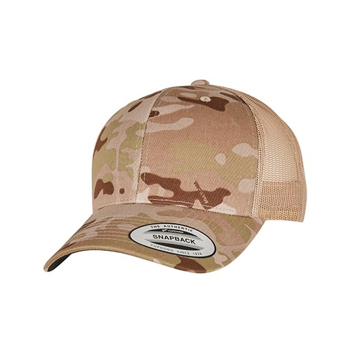 [FX6606MC-1000353636] Czapka Trucker Moro Siateczkowa Snapback FX6606MC - Multicam Arid & Tan