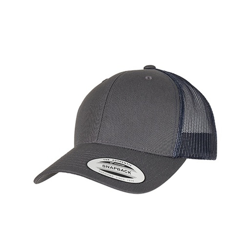Czapka trucker FX6606T - Charcoal & Black