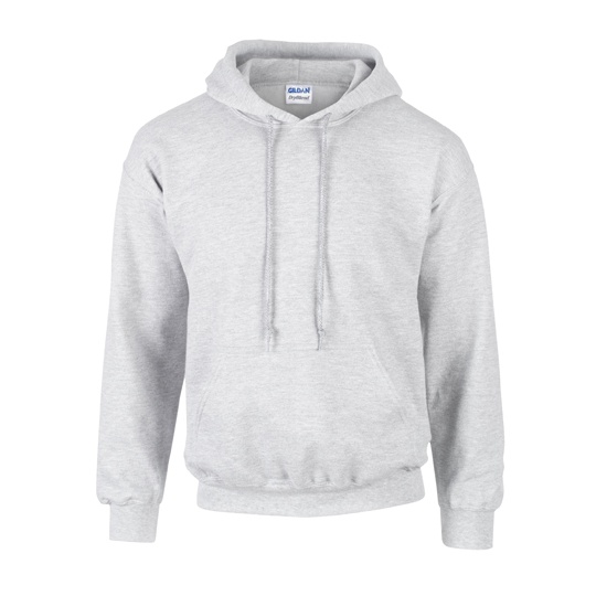 Bluza z kapturem unisex, klasyczna - Ash (Heather)
