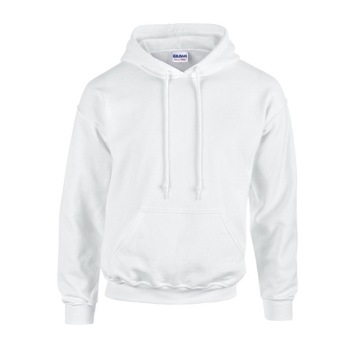 Bluza Unisex Gruby Material z Kapturem G18500 - White