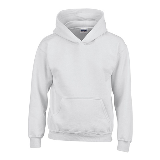 Bluza Klasyczna Z Kapturem Gruby Material G18500K - White