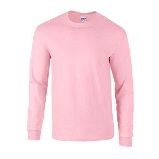 Koszulka z dlugim rekawem Klasyczna Bawelna Ultra G2400 - Light Pink