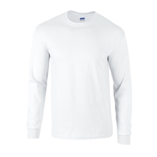 Koszulka Unisex z Długim Rękawem G2400 - White