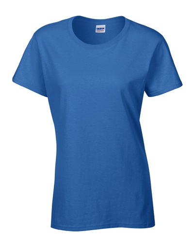 T-shirt Damski Slim Bawelniany G5000L - Royal