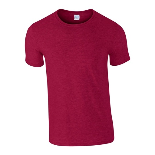 Bawełniany T-shirt klasyczny G64000 - Antique Cherry Red (Heather)