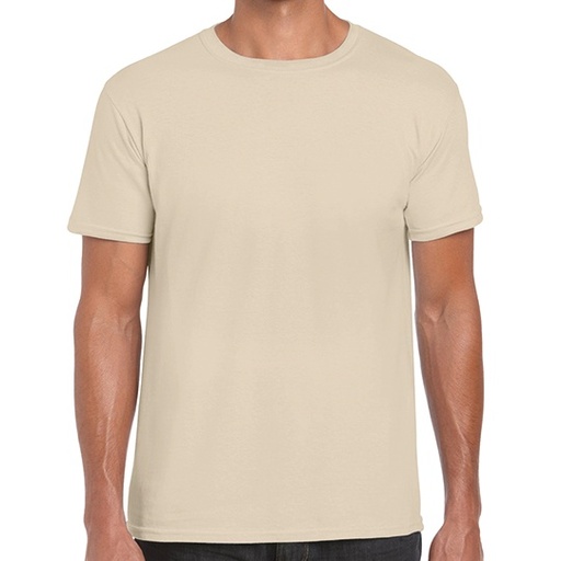 T-shirt Klasyczny Bawelniany z Poliestrem G64000 - Sand