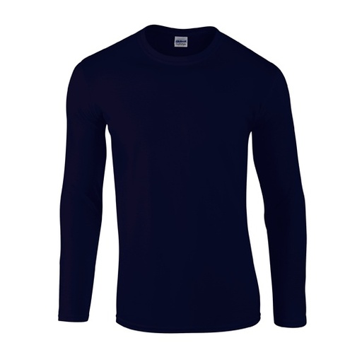Koszulka Unisex Długi Rękaw Bawełniana G64400 - Navy