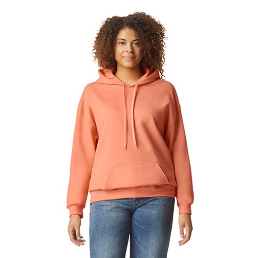 Bluza Klasyczna Bawełniana Szczotkowana Unisex GSF500 - Tangerine