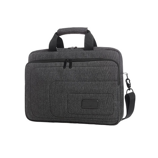 [HF16050-1000306777] Torba biznesowa na laptopa HF16050 - Black & Grey-Sprinkle