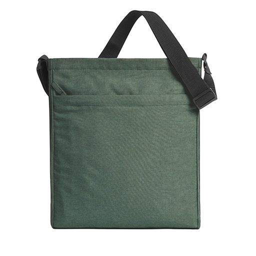 Torba na ramie z kieszenia HF16077 - Green Melange