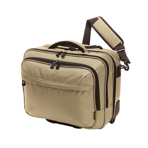 Torba biznesowa na laptopa na kółkach HF2215 - Beige