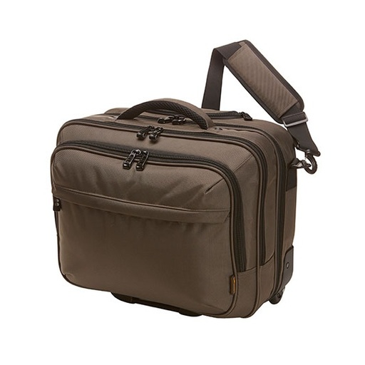 [HF2215-1000075411] Torba biznesowa na laptopa na kółkach HF2215 - Taupe