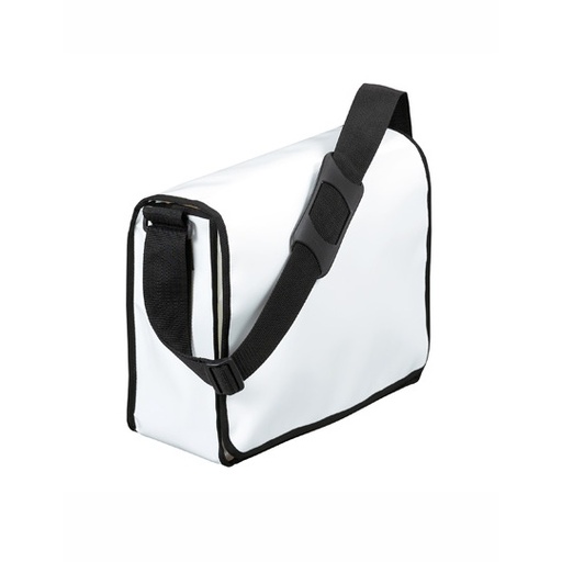 Torba na ramie z klapa plandeka HF2814 - White