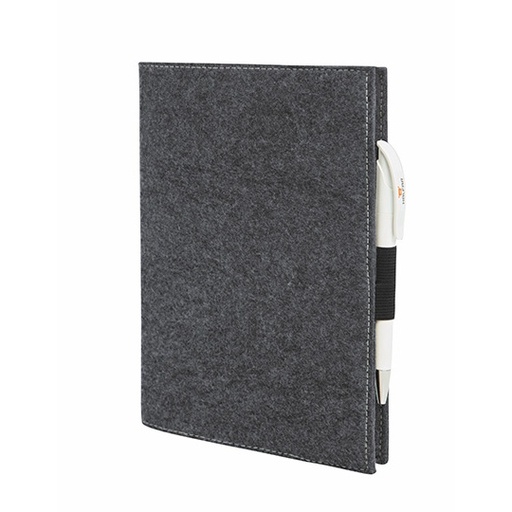 [HF3056-1000209299] Filcowy pokrowiec na notes A5 HF3056 - Anthracite