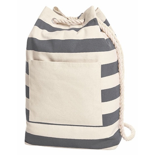 Plecak młodzieżowy w paski HF3348 - Anthracite