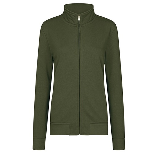 Damska bluza rozpinana z kieszeniami HRM1002 - Olive