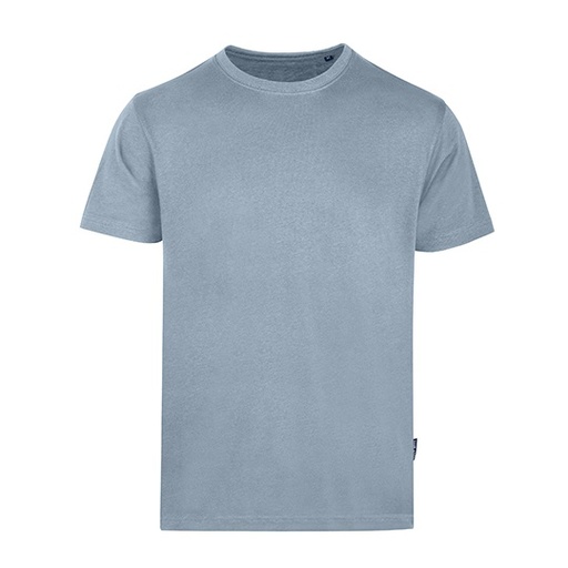 T-shirt Męski Slim Organiczna Bawełna HRM101 - Sky Blue