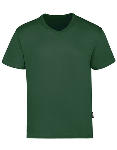 Męski T-shirt V-Neck HRM102 - Bottle Green