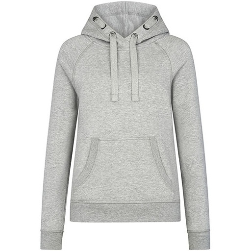 Dziecięca bluza z kapturem raglanowa HRM2005 - Grey Melange