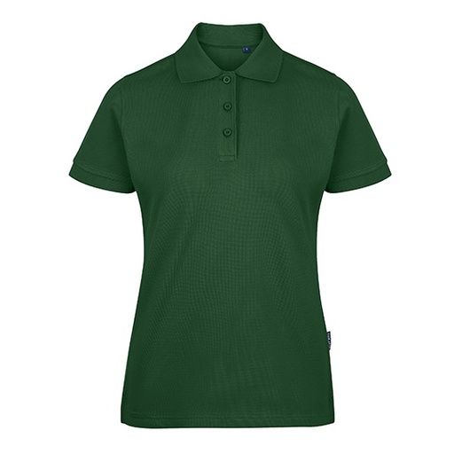 Damska koszulka polo slim HRM401 - Bottle Green