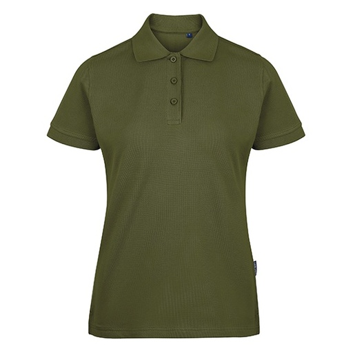 Damska koszulka polo slim HRM401 - Olive