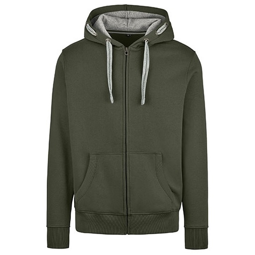 Bluza Meska Z Kapturem Miekka Mieszana HRM701 - Olive