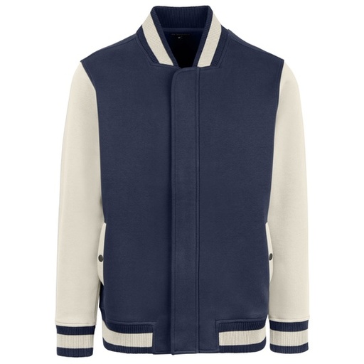 Kurtka College Męska Bawełniana Poliestrowa HRM709 - Navy & Off White