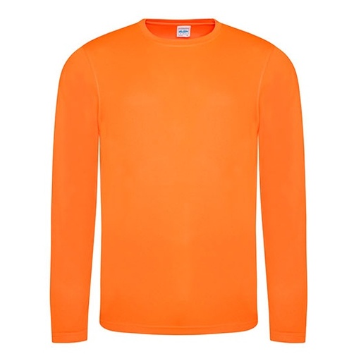 Koszulka sportowa z długim rękawem JC002 - Electric Orange