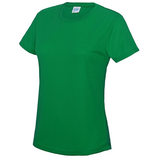 Damski t-shirt sportowy slim JC005 - Kelly Green