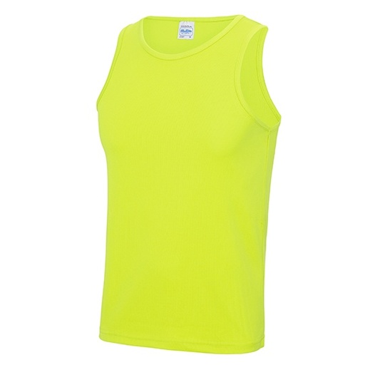 Lekki bezrękawnik sportowy Slim JC007 - Electric Yellow