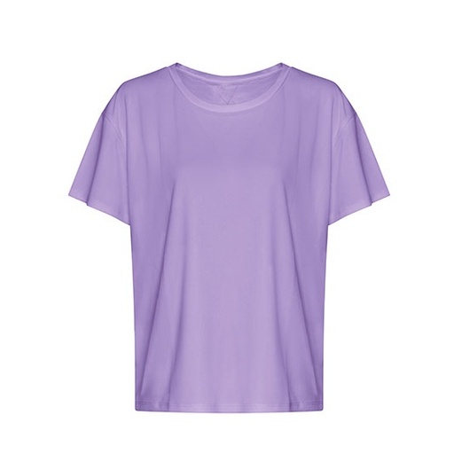 Damski T-shirt z otwartym tyłem JC013 - Digital Lavender
