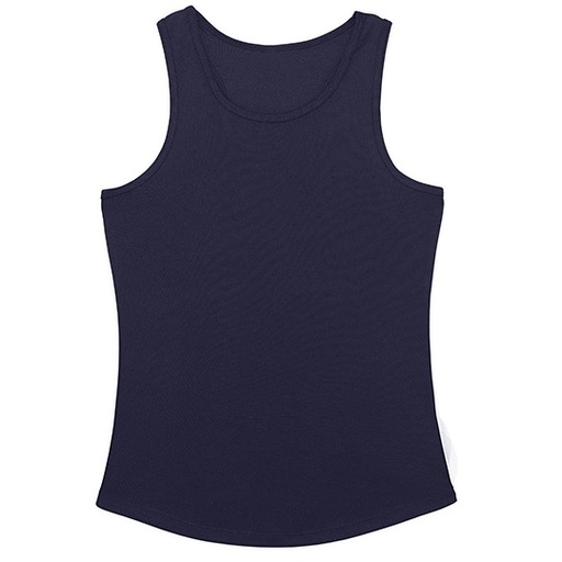 Damski top sportowy bez rękawów JC015 - French Navy