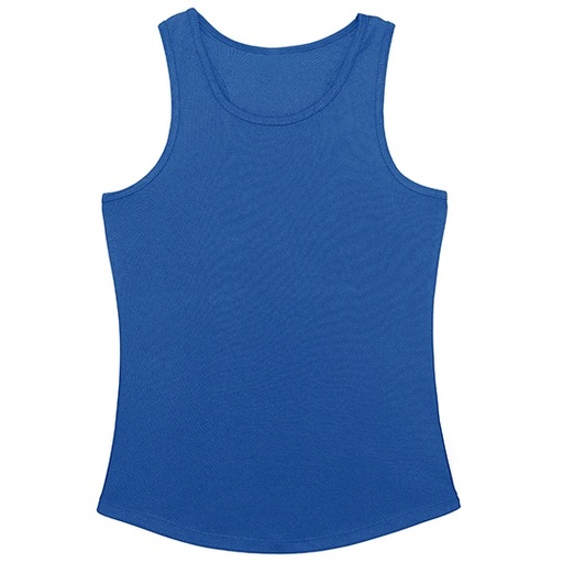 Damski top sportowy bez rękawów Slim JC015 - Royal Blue