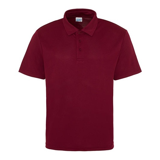Koszulka Polo Klasyczna Szybkoschnaca Poliestrowa JC040 - Burgundy