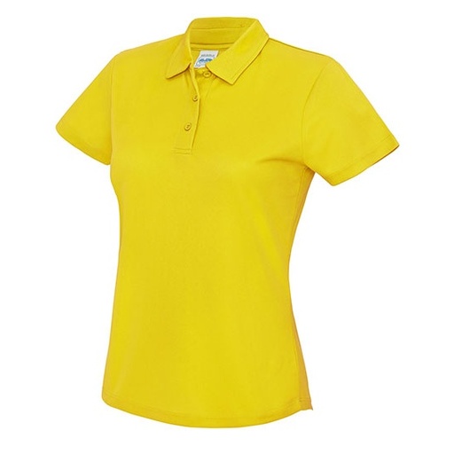 Damskie polo sportowe JC045 - Sun Yellow